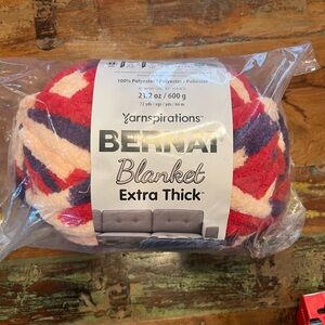 NWT Bernat Blanket Extra Thick Yarn